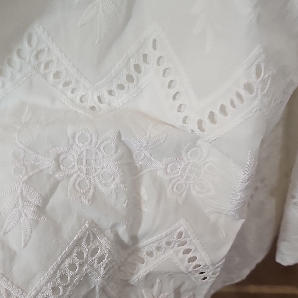 Vince Camuto White Lace Mini Dress - Picture 7 of 11
